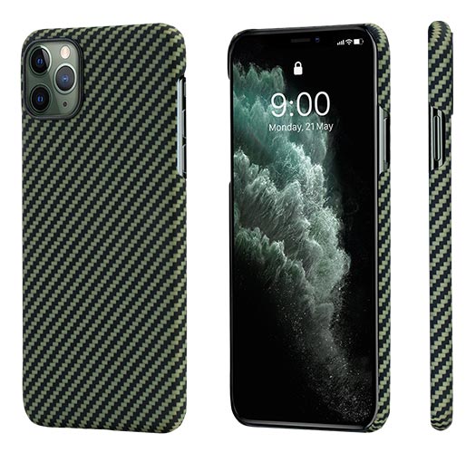 Buy Pitaka-MagEZ-Case-For-iPhone-11-Pro-Max-6.5-BlackYellow-Twill In Qatar