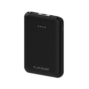 Platinum 6000mAh Carbon Series Power Bank P-PBCBN6BK Black