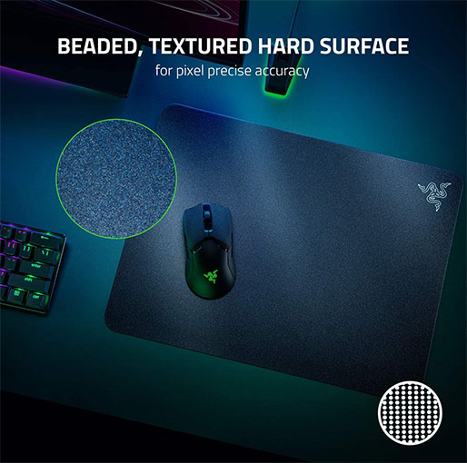 Razer Acari Gaming Mouse mat pad Super Slick Ultra-low friction gaming mat for maximum speed, Black RZ02-03310100-R3M1
