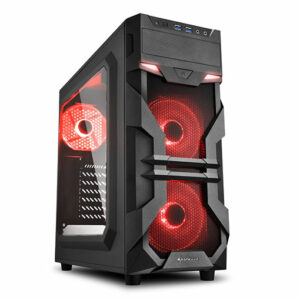 Sharkoon VG7-W ATX midi tower Gaming PC Case