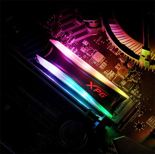 XPG ADATA Spectrix S40G 256GB RGB PCIe Gen3x4 M.2 2280 SSD