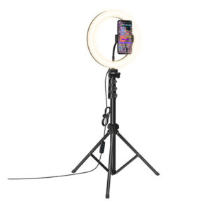 Buy Hoco LV02 Tabletop Ring light holder Aesthetic light for live broadcast at best price in Qatar.