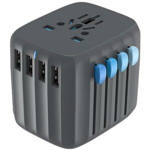 ZENDURE Passport Global Travel Plug Adapter with Auto-Resetting Fuse