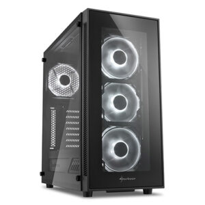 Sharkoon TG5 White ATX Midi Tower Gaming PC Case-0591