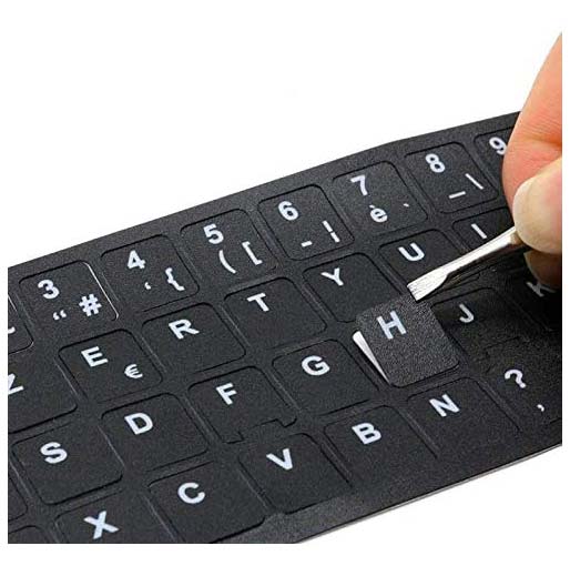 Buy Arabic / English Keyboard Layout Sticker for Laptop ...