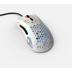 Glorious Model D Minus (Small) Glossy White Gaming Mouse