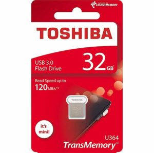 Buy Toshiba U364 32GB USB3.0 Mini Pen Drive Flash Drive THN-U364W0640A4 at best price in Qatar