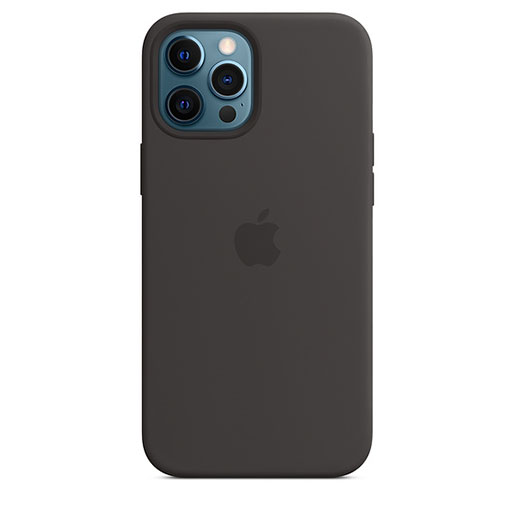 Apple iPhone 12 Pro Max 6.7 Silicone Case with MagSafe MHLG3ZMA - Black