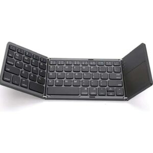 Foldable Bluetooth Wireless Portable Keyboard with Touchpad for Windows/Android/iOS
