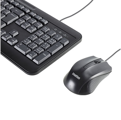 Imation Wired Keyboard and Mouse Combo - WIC 317