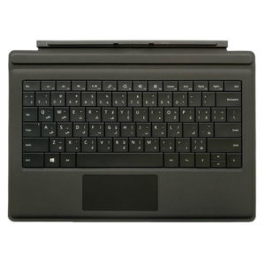 Buy Microsoft Surface Pro Type Cover Black English/Arabic (FMN00014) in Qatar
