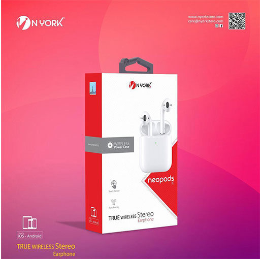 Nyork BE700 Neopods True Wireless Stereo Bluetooth Earphone with Wireless Charging
