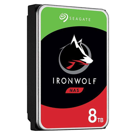 Seagate IronWolf 8TB 7200 RPM 256MB Cache SATA 6.0Gb/s 3.5" Internal Hard Drive ST8000VN004
