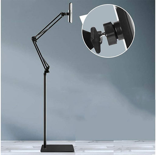 LAZY Floor Type for 3.5 - 11 inch Mobile Phone Tablet iPad Tab Universal Bracket Stand (1.4m)