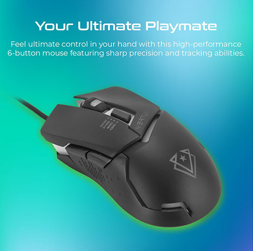 Vertux Dominator Quick Response Ergonomic Gaming Mouse