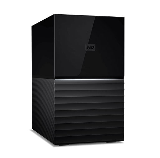 WD My Book Duo 28TB Two-Bay USB 3.0 Type-C RAID Array (2 x 14TB) WDBFBE0280JBK-EESN