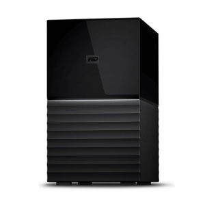 Buy WD My Book Duo 28TB Two-Bay USB 3.0 Type-C RAID Array (2 x 14TB) WDBFBE0280JBK-EESN in Qatar
