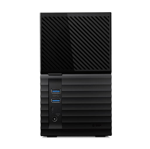 WD My Book Duo 28TB Two-Bay USB 3.0 Type-C RAID Array (2 x 14TB) WDBFBE0280JBK-EESN