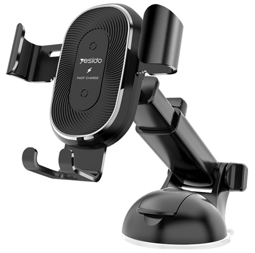 Buy YESIDO C76 Dual Mount Option 10W Qi Wireless Fast Charger Qatar