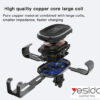 YESIDO C76 Dual Mount Option 10W Qi Wireless Fast Charger