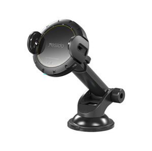 Buy Yesido C77 10W Nanosorption Qi Wireless Car Charger Holder For Smartphones Black in Qatar