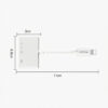 Yesido GS12 lightning to USB + TF MicroSD + Lightning OTG Adapter