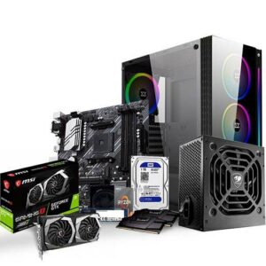 Buy AMD RYZEN 5 3600X 6-Core 3.8 GHz, B550, 16GB (8GB x2),250GB NVMe Internal Solid State Drive (SSD), 1TB HDD, GeForce GTX 1650 Super 4GB GDDR6 - Mid Tower Gaming Desktop PC at best price in Qatar.