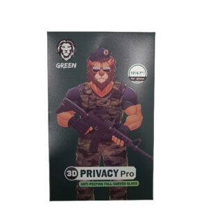 Green iPhone 12/12 Pro 6.1" 3D privacy Pro Anti-Peeping Full Curved Screen Protector