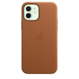 Apple iPhone 12 | 12 Pro 6.1" Leather Case with MagSafe MHKF3ZM/A- Saddle Brown