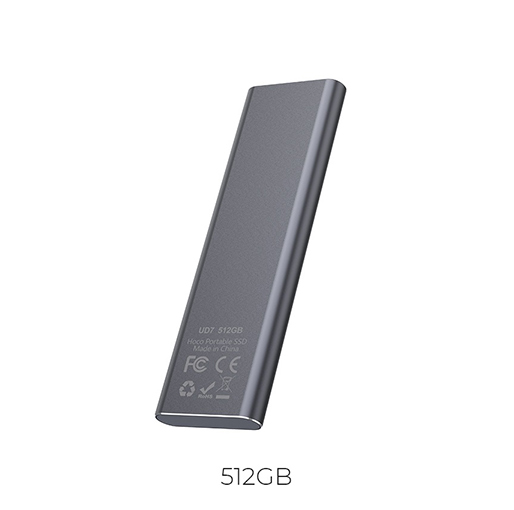 Buy Hoco 512GB UD7 Portable SSD Extreme speed USB & Type-C 3.1 Gen2 in Qatar