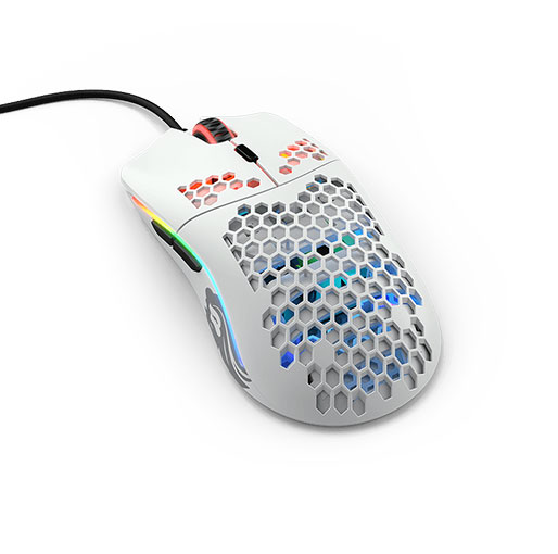 Glorious Model O Minus Matte White Gaming Mouse
