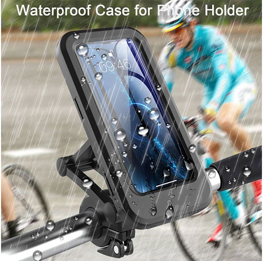 HL-69 Waterproof Box Mobile Phone Holder Universal Bicycle Handlebar Phone Holder