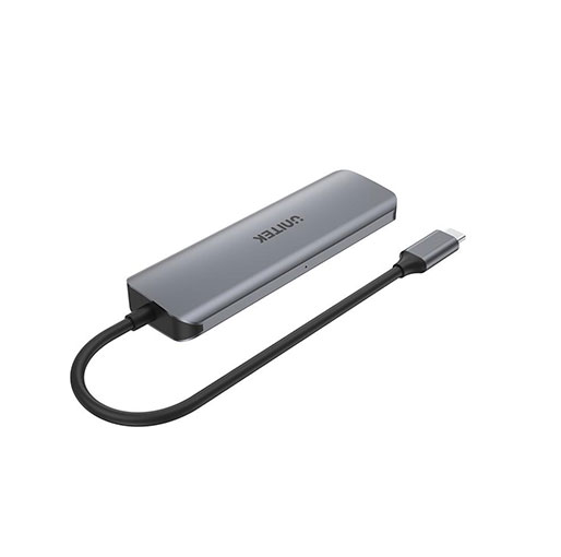 Unitek uHUB P5+ 6-in-1 USB-C Hub with HDMI, 100W Power Delivery and Dual Card Reader