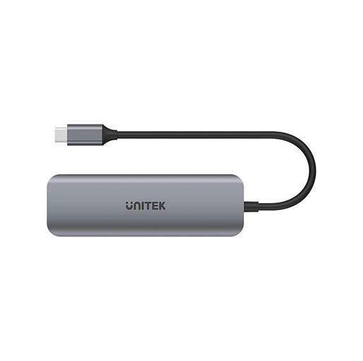 Unitek uHUB P5+ 6-in-1 USB-C Hub with HDMI, 100W Power Delivery and Dual Card Reader