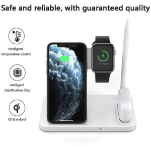 W30 4 in 1 Wireless Fast Charging Station
