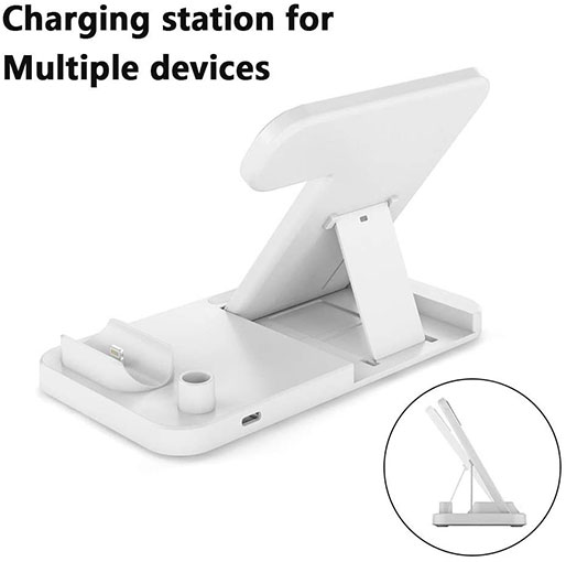 W30 4 in 1 Wireless Fast Charging Station