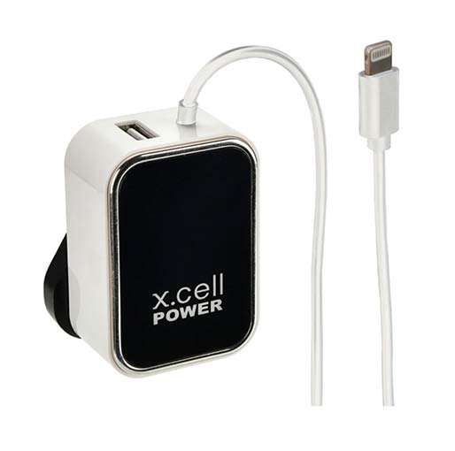 Buy Xcell HC225I Fast 4.0 Amp Home charger Iphone at best price in Qatar.
