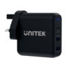 Buy Unitek TRAVEL CUBE 3 Ports USB PD 60W Fast Charger UK Plug at best price in Qatar.