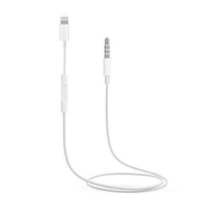 Buy MH021 Lightning to 3.5 AUX Audio Wire Control Adapter Cable at best price in Qatar.