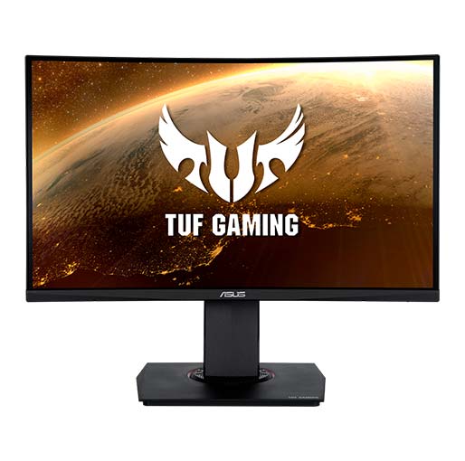 Buy ASUS TUF Gaming VG24VQ 24" Full HD 1920 x 1080 1ms MPRT 144Hz 2 x HDMI, DisplayPort AMD FreeSync Asus Eye Care with Ultra Low-Blue Light & Flicker-Free Backlit LED Curved Gaming Monitor at best price in Qatar.