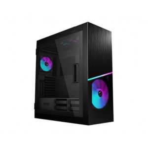 Buy MSI MPG SEKIRA 500X Mid-Tower Aluminum and Steel Computer Case Designed for up to EATX Motherboards with USB 3.2 Gen 2 Type-C, 2x Tool-Less Tempered Glass, and Five Case Fans included at best price in Qatar.