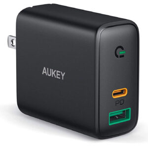 AUKEY Focus iPhone Fast Charger 30W 2-Port USB C Charger