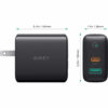 AUKEY Focus iPhone Fast Charger 30W 2-Port USB C Charger