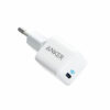 Buy Anker A2633L22 Nano Fast Charger with PowerIQ 3.0 Technology for Iphone 12 , 20 W - White in Qatar