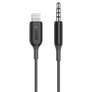 Anker Powerline 3.5 mm Audio Cable with Lightning - Black