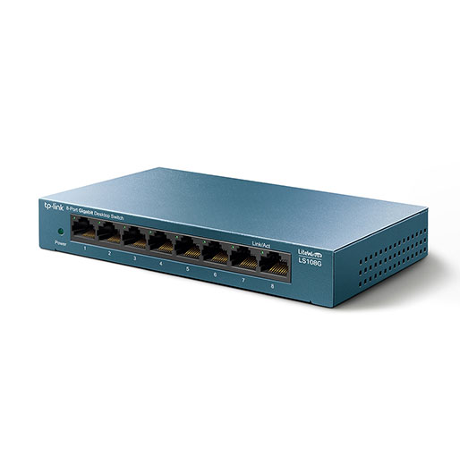TP-Link Lim8-Port 10/100/1000Mbps Desktop Network Switch