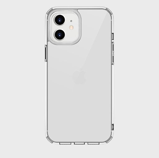 UNIQ Hybrid cover iPhone 12 /12 Pro LifePro Xtreme Antimicrobial Crystal Clear Case
