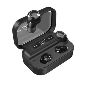 Buy Energizer UB2606 True Wireless Stereo In-Ear Earbuds Bluetooth 5.0, Waterproof With 2600mAh Digital Display Charging Case black at best price in Qatar.
