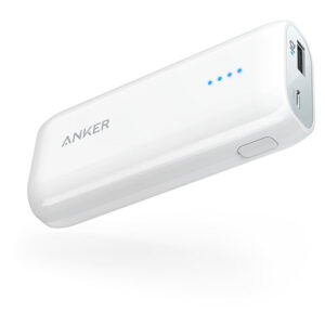 Buy Anker Astro E1 Power Bank 5200mAh White at best price in Qatar.