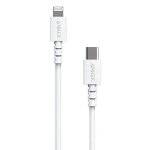 Buy Anker PowerLine Select USB-C Cable with Lightning connector 3ft - White at best price in Qatar.